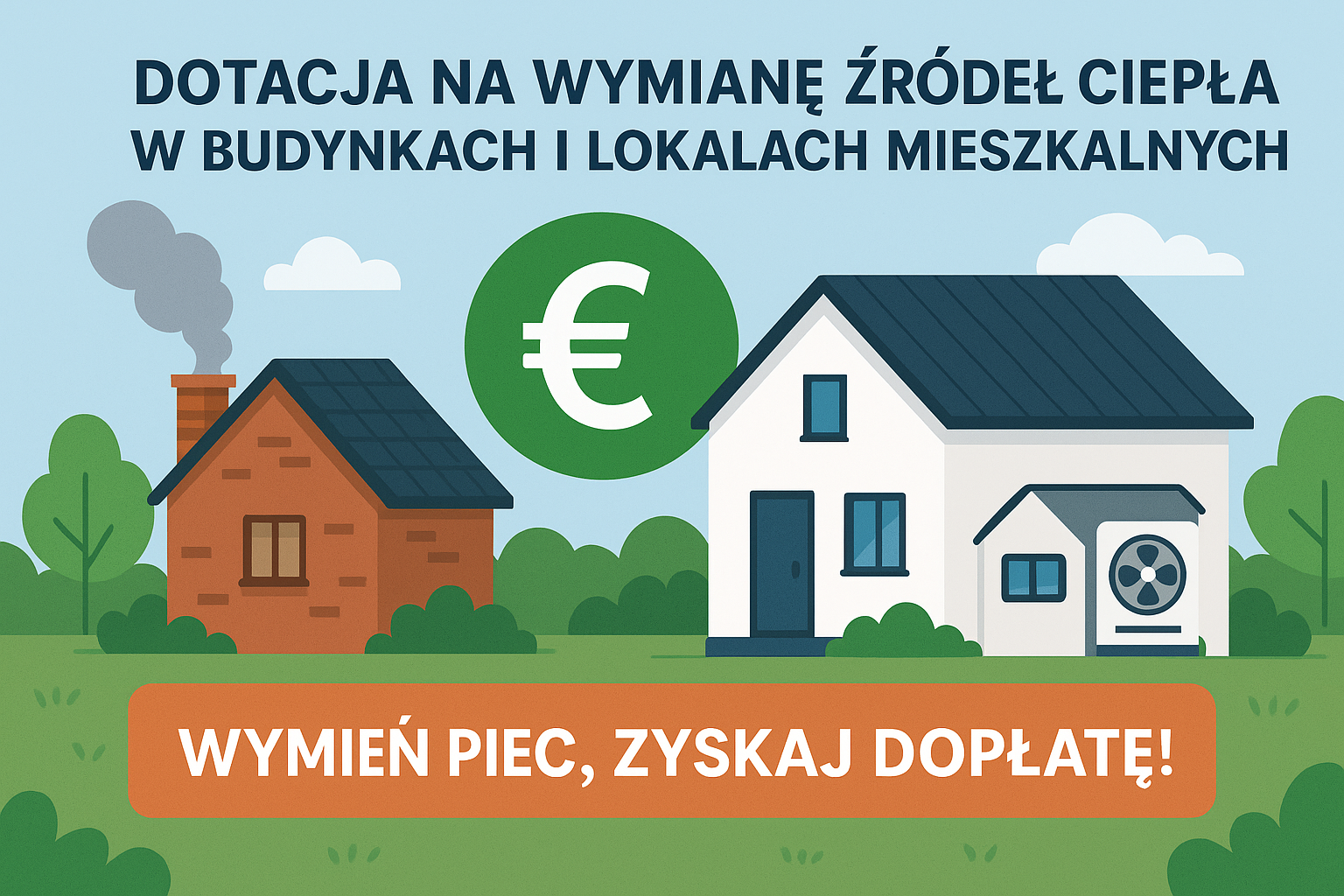 Zdjęcie: Dotacja na wymianę źródeł ciepła w budynkach i lokalach mieszkalnych