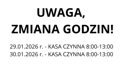 Zdjęcie: UWAGA, ZMIANA GODZIN!