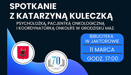 Zdjęcie: Spotkanie z Katarzyną Kuleczką