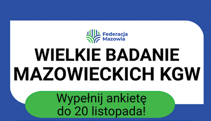 Zdjęcie: Wielkie badanie mazowieckich KGW!