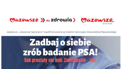 Zdjęcie: Zadbaj o siebie zrób badanie PSA!