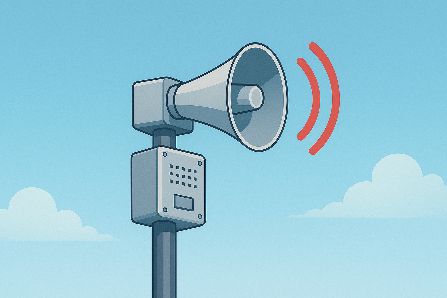 Zdjęcie: TESTOWE URUCHOMIENIE SYREN ALARMOWYCH